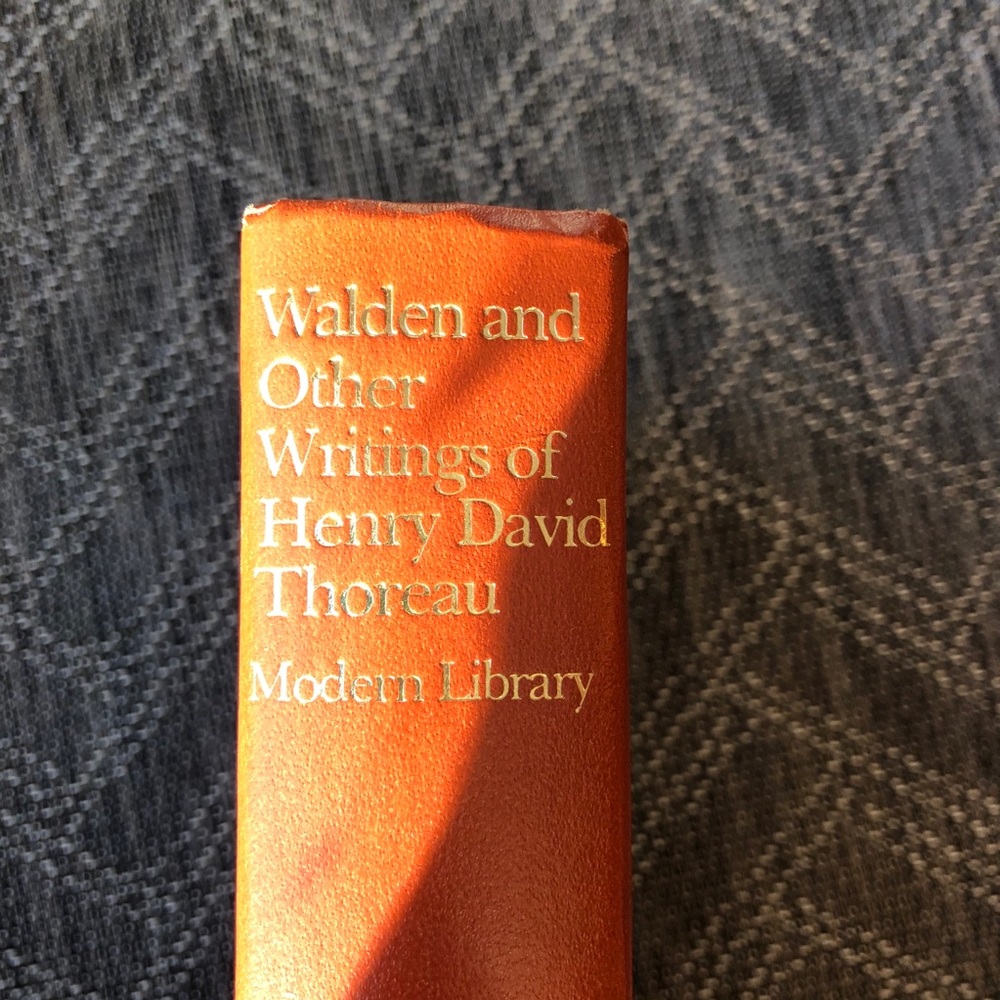 Walden and Other Writings of Henry David Thoreau, Modern Library 1965 HC Book